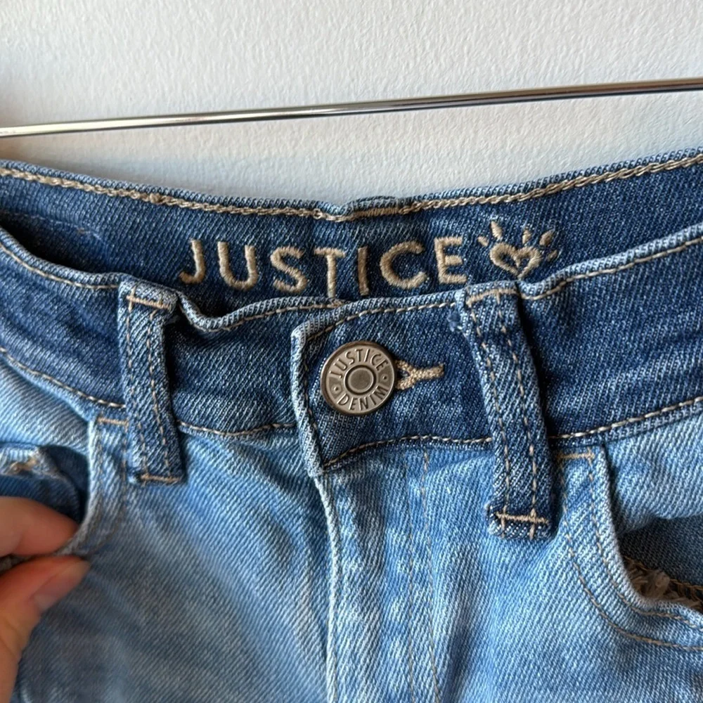 Justice Two-Tone Y2K Girls Blue Jeans‎